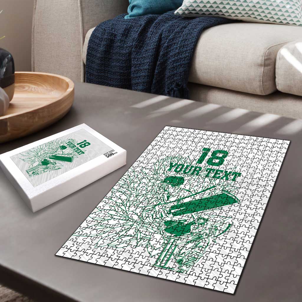 Cricket South Africa Custom Puzzle White Version Proteas