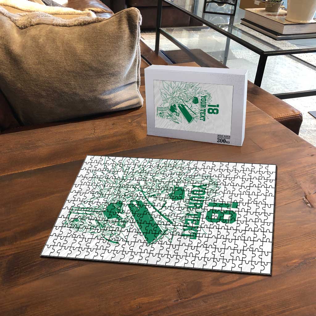 Cricket South Africa Custom Puzzle White Version Proteas