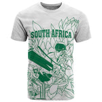 Cricket South Africa Custom T shirt White Version Proteas - African Pride