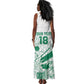 Cricket South Africa Custom Tank Maxi Dress White Version Proteas - African Pride