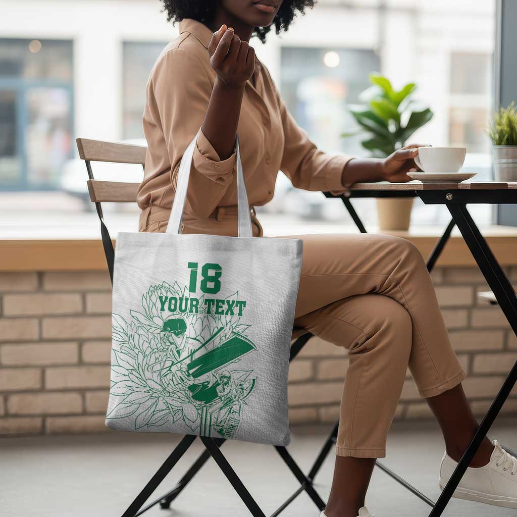 Cricket South Africa Custom Tote Bag White Version Proteas