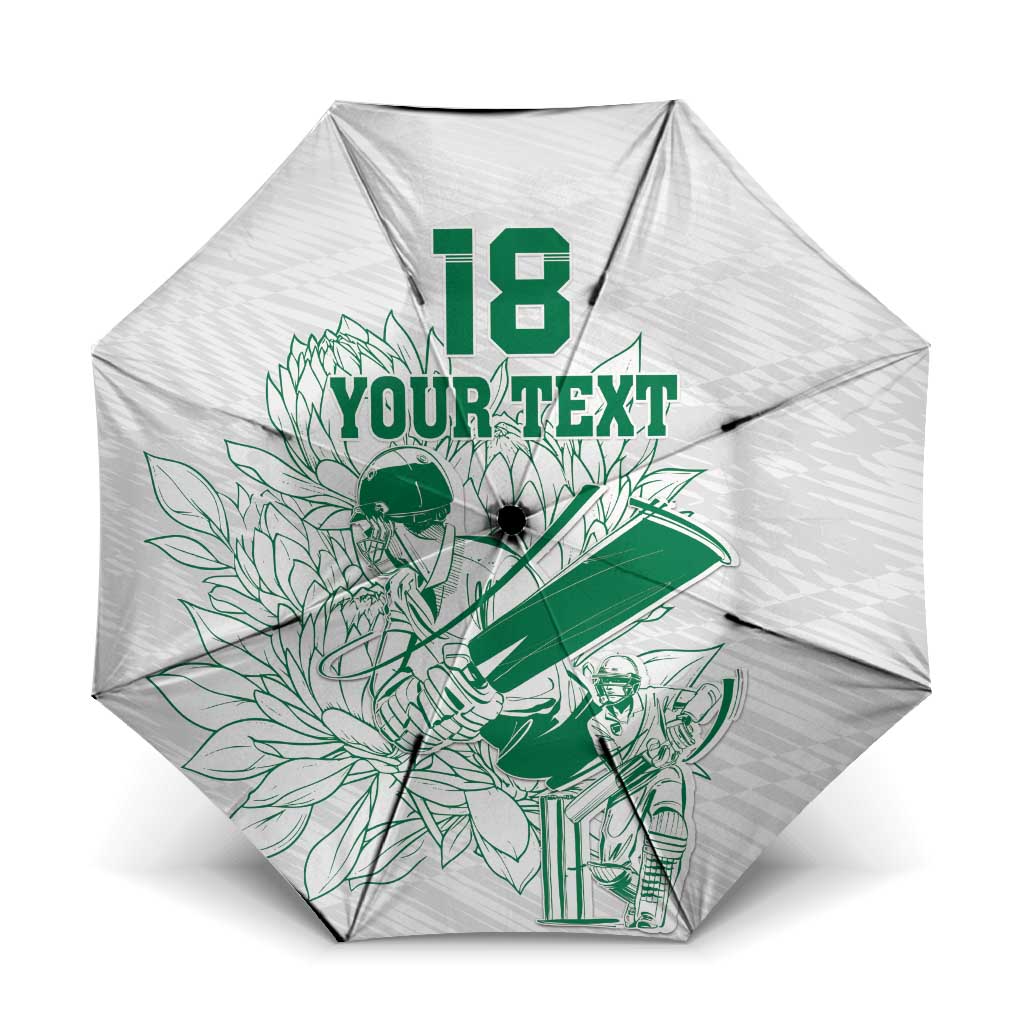 Cricket South Africa Custom Umbrella White Version Proteas