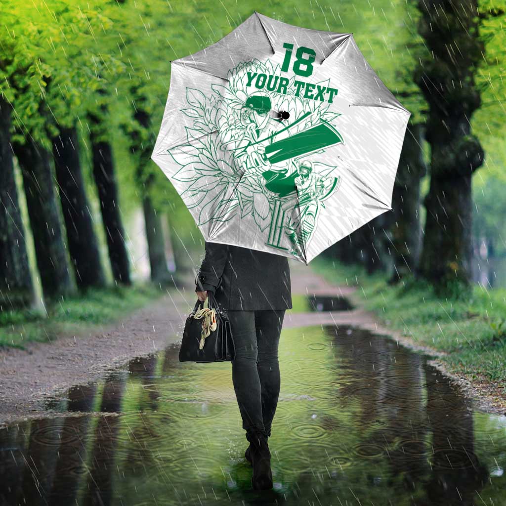 Cricket South Africa Custom Umbrella White Version Proteas