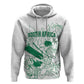 Cricket South Africa Custom Zip Hoodie White Version Proteas - African Pride