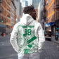 Cricket South Africa Custom Zip Hoodie White Version Proteas - African Pride