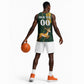Custom South Africa Springbok Jumping Basketball Jersey With Kente Patterns LT18