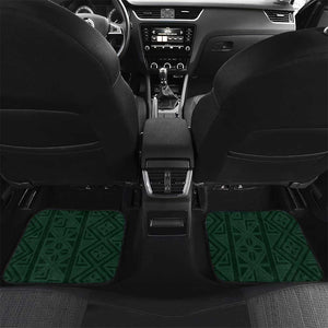 Custom South Africa Springbok Jumping Car Mats With Kente Patterns