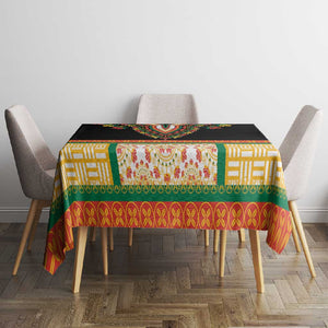 Africa Dashiki Tablecloth Embroidery Neckline Floral Pattern