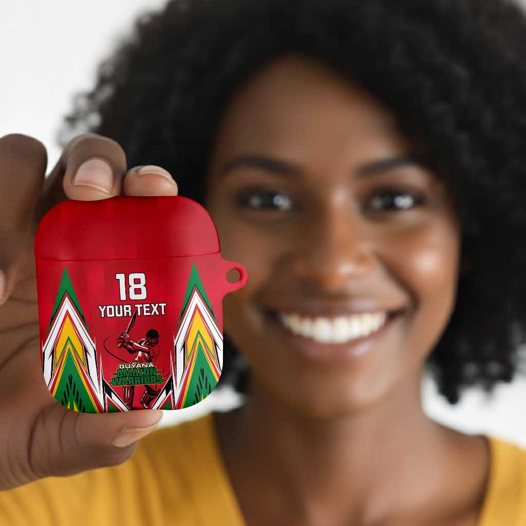 Guyana Cricket Amazon Warriors Custom AirPods Case Go Champion