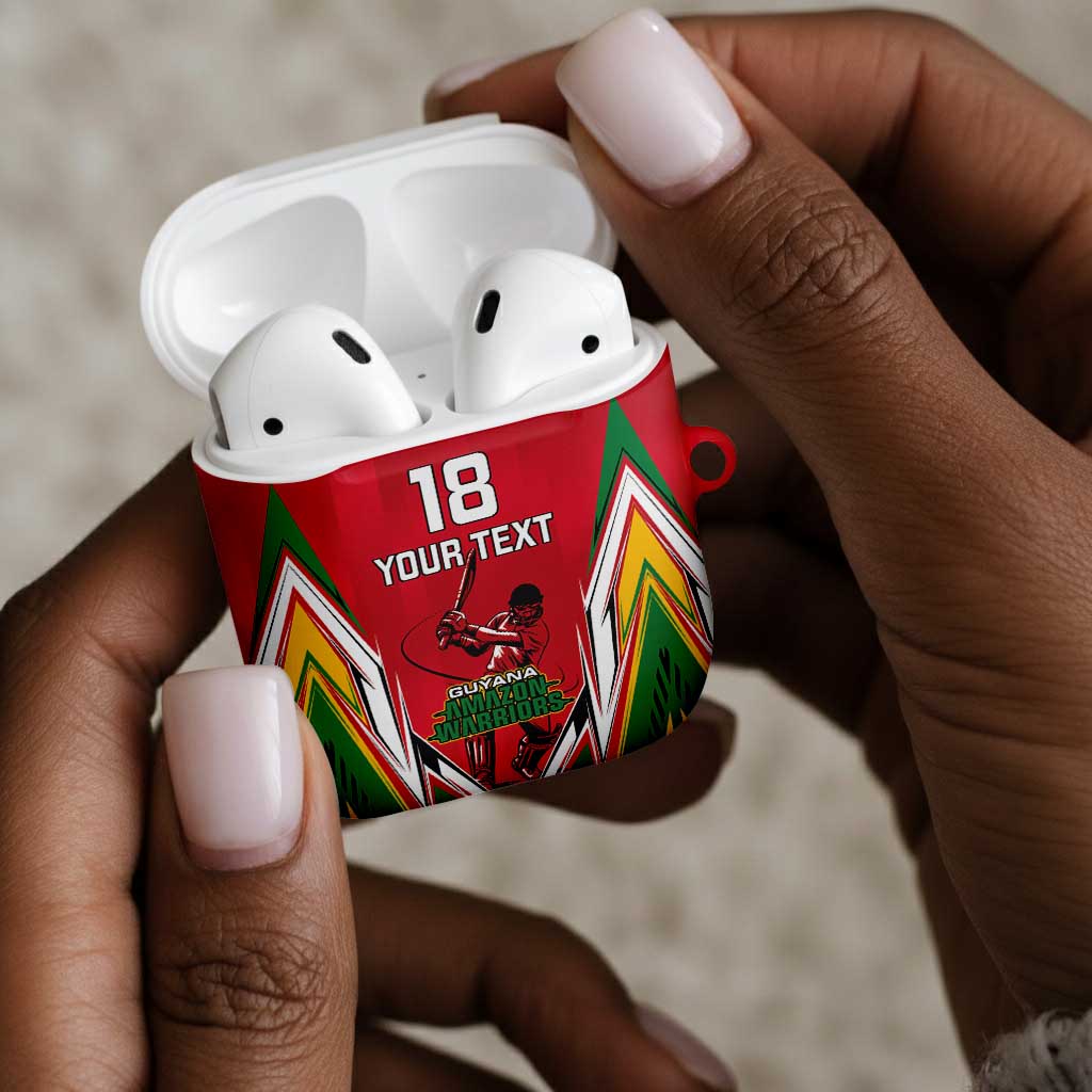 Guyana Cricket Amazon Warriors Custom AirPods Case Go Champion