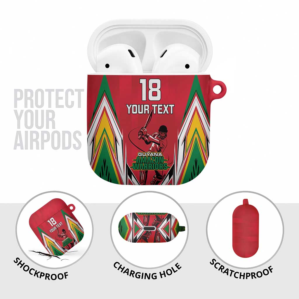 Guyana Cricket Amazon Warriors Custom AirPods Case Go Champion