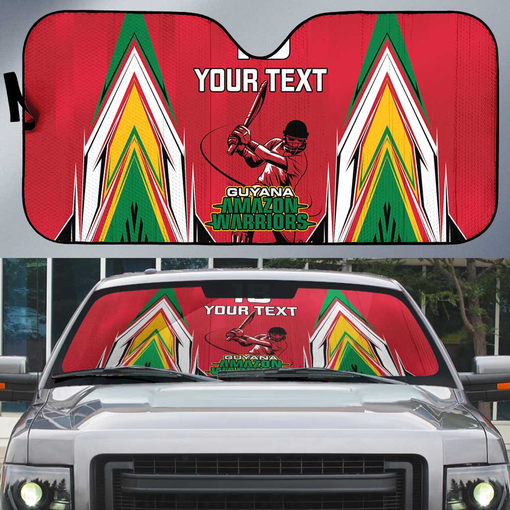 Guyana Cricket Amazon Warriors Custom Auto Sun Shade Go Champion