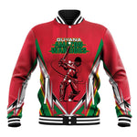 Guyana Cricket Amazon Warriors Custom Baseball Jacket Go Champion - African Pride
