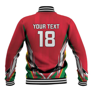 Guyana Cricket Amazon Warriors Custom Baseball Jacket Go Champion - African Pride