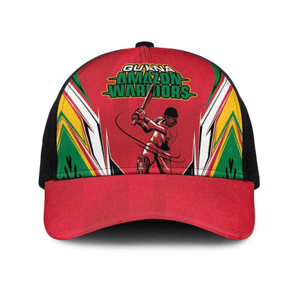 Guyana Cricket Amazon Warriors Baseball Net Cap Go Champion - African Pride