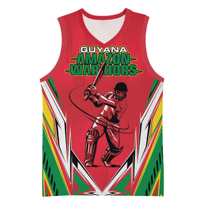 Guyana Cricket Amazon Warriors Custom Basketball Jersey Go Champion LT18