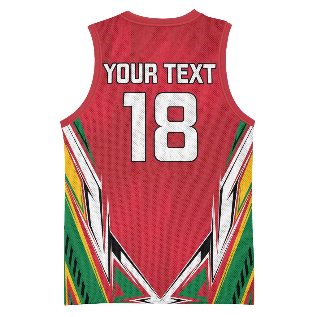 Guyana Cricket Amazon Warriors Custom Basketball Jersey Go Champion LT18