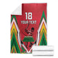Guyana Cricket Amazon Warriors Custom Blanket Go Champion - African Pride