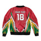 Guyana Cricket Amazon Warriors Custom Bomber Jacket Go Champion - African Pride