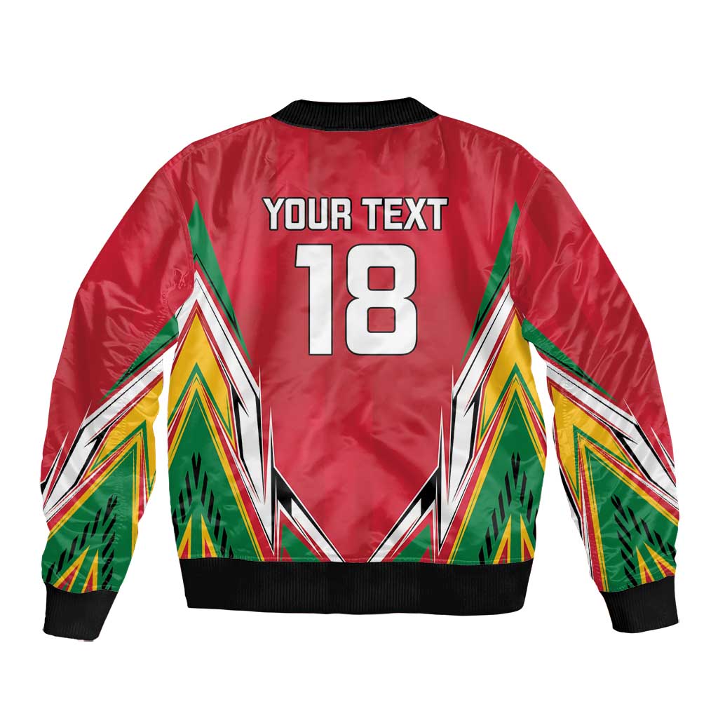Guyana Cricket Amazon Warriors Custom Bomber Jacket Go Champion - African Pride