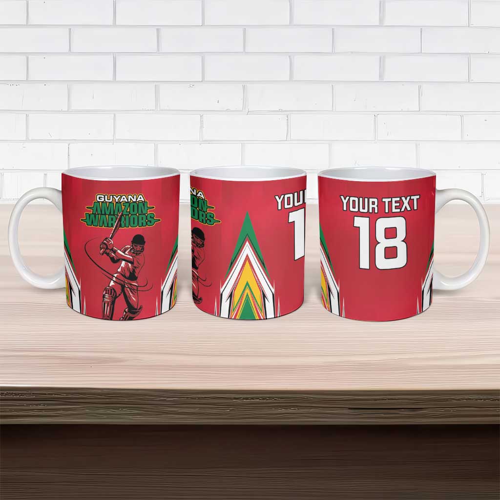 Guyana Cricket Amazon Warriors Custom Ceramic Mug Go Champion