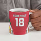 Guyana Cricket Amazon Warriors Custom Ceramic Mug Go Champion
