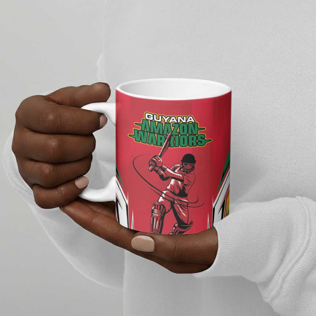 Guyana Cricket Amazon Warriors Custom Ceramic Mug Go Champion