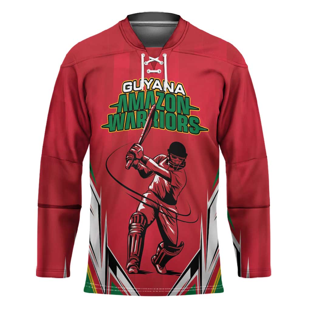 Guyana Cricket Amazon Warriors Custom Hockey Jersey Go Champion