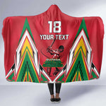 Guyana Cricket Amazon Warriors Custom Hooded Blanket Go Champion - African Pride