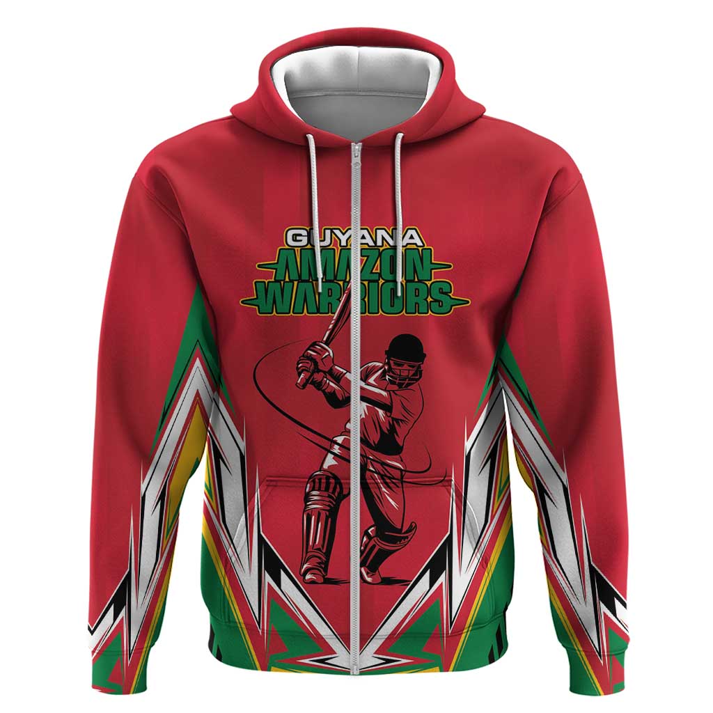 Guyana Cricket Amazon Warriors Custom Hoodie Go Champion - African Pride