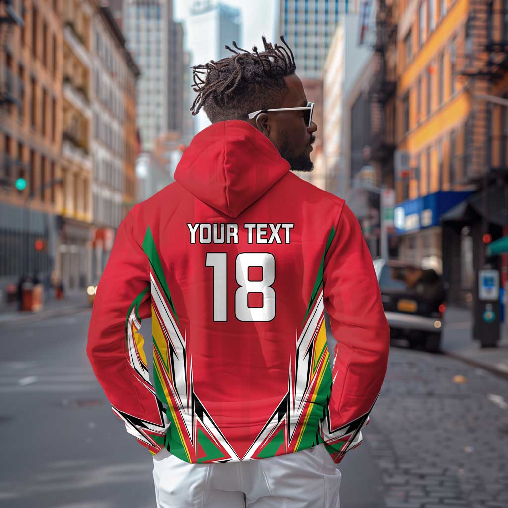 Guyana Cricket Amazon Warriors Custom Hoodie Go Champion - African Pride