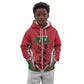 Guyana Cricket Amazon Warriors Custom Kid Hoodie Go Champion - African Pride