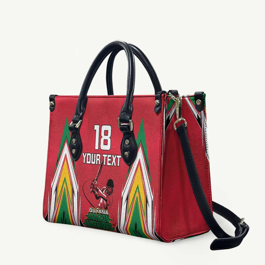 Guyana Cricket Amazon Warriors Custom Leather Bag Go Champion