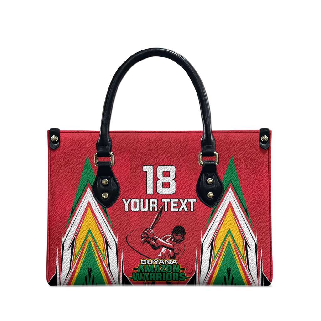 Guyana Cricket Amazon Warriors Custom Leather Bag Go Champion