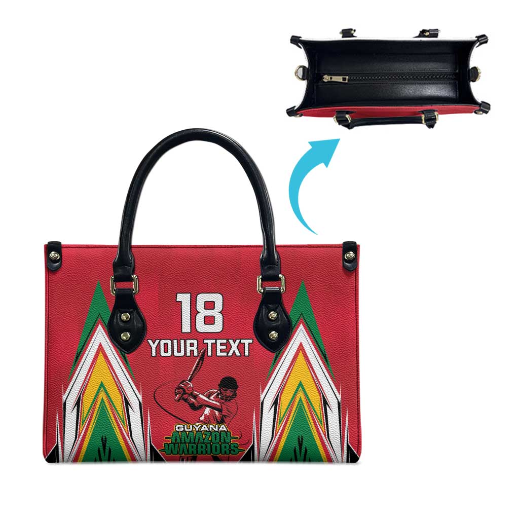 Guyana Cricket Amazon Warriors Custom Leather Bag Go Champion