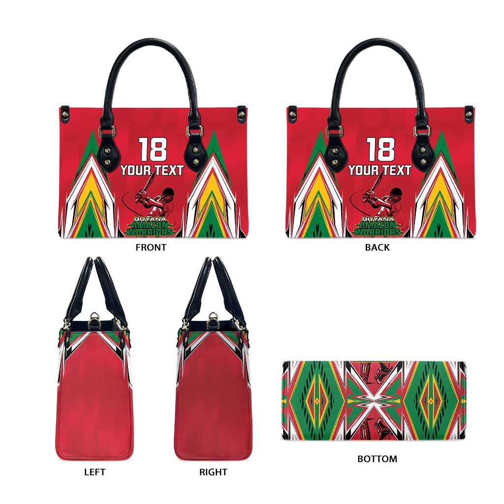 Guyana Cricket Amazon Warriors Custom Leather Bag Go Champion
