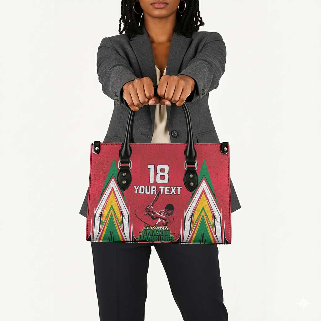 Guyana Cricket Amazon Warriors Custom Leather Bag Go Champion