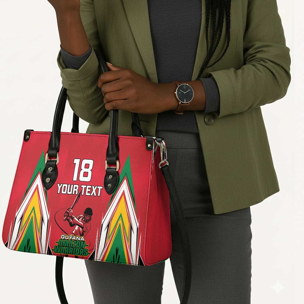 Guyana Cricket Amazon Warriors Custom Leather Bag Go Champion