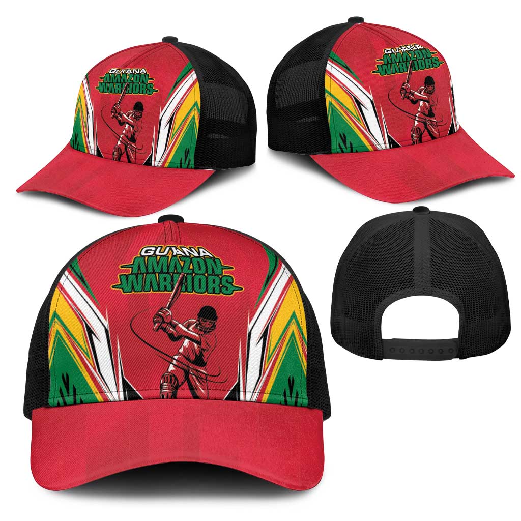 Guyana Cricket Amazon Warriors Mesh Trucker Cap Go Champion - African Pride