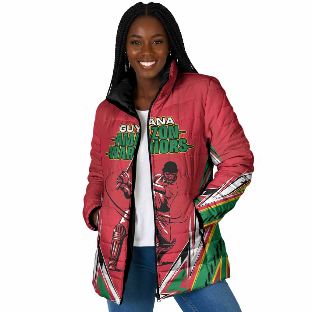 Guyana Cricket Amazon Warriors Custom Padded Jacket Go Champion