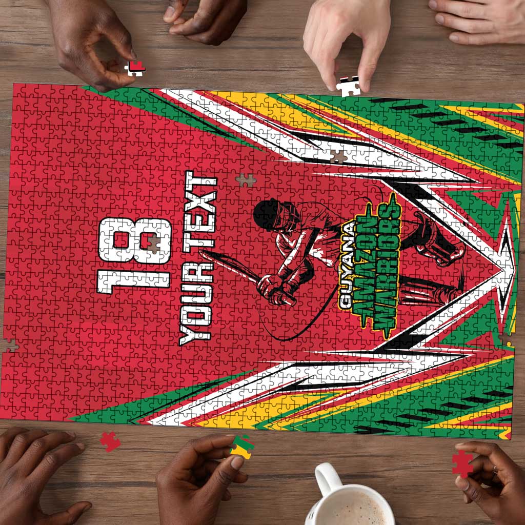 Guyana Cricket Amazon Warriors Custom Puzzle Go Champion