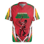 Guyana Cricket Amazon Warriors Custom Rugby Jersey Go Champion - African Pride