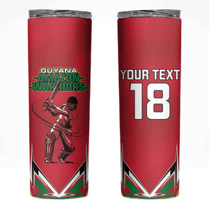 Guyana Cricket Amazon Warriors Custom Skinny Tumbler Go Champion - African Pride