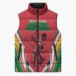 Guyana Cricket Amazon Warriors Custom Sleeveless Puffer Jacket Go Champion