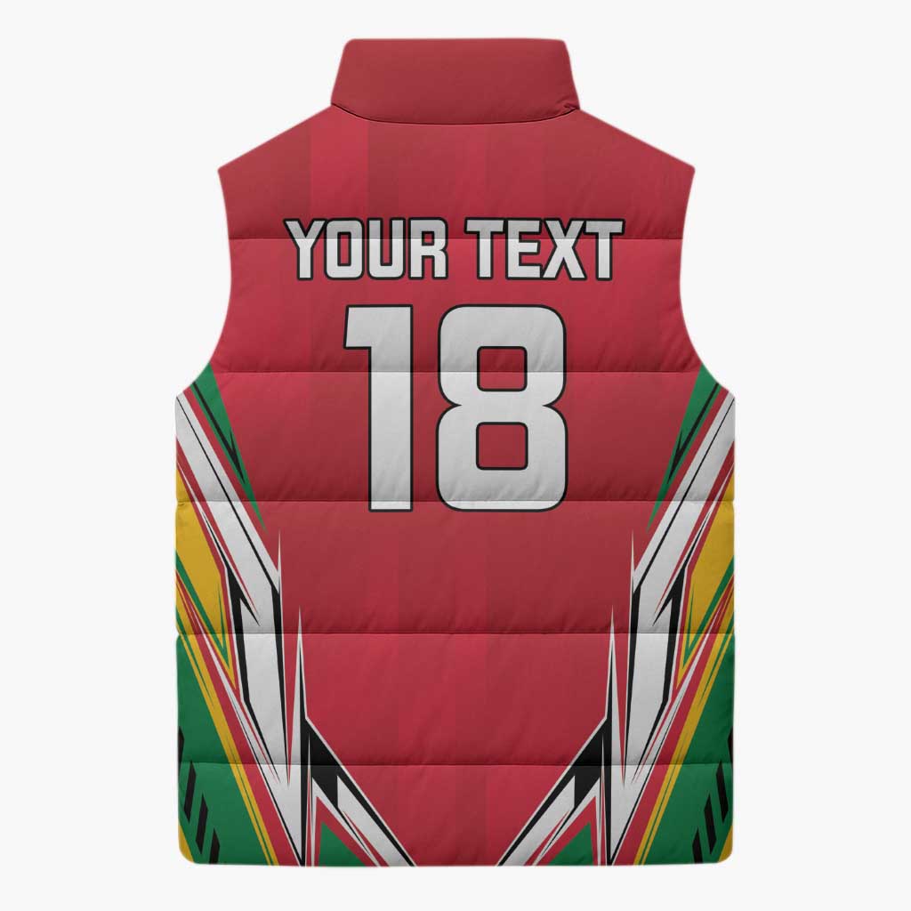 Guyana Cricket Amazon Warriors Custom Sleeveless Puffer Jacket Go Champion