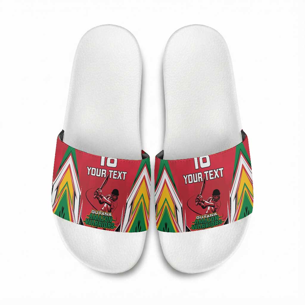 Guyana Cricket Amazon Warriors Custom Slide Sandals Go Champion