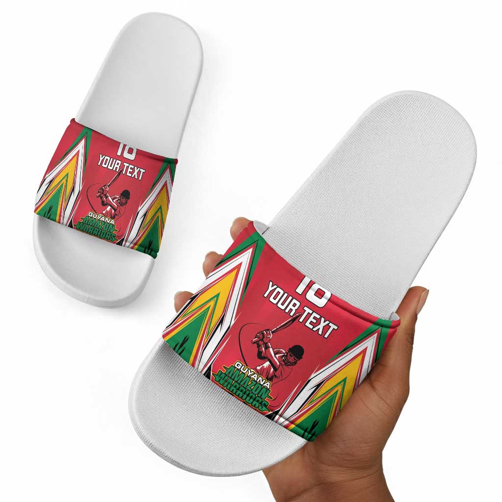 Guyana Cricket Amazon Warriors Custom Slide Sandals Go Champion