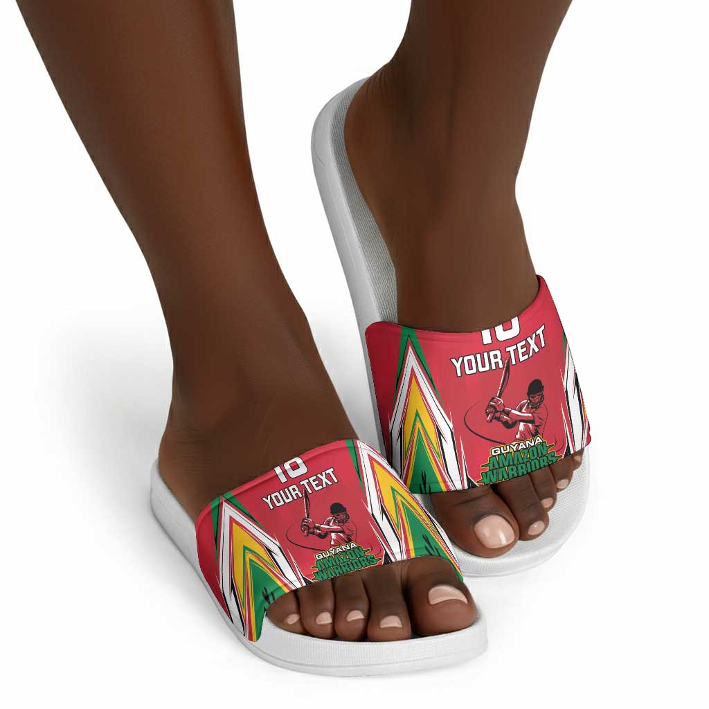 Guyana Cricket Amazon Warriors Custom Slide Sandals Go Champion