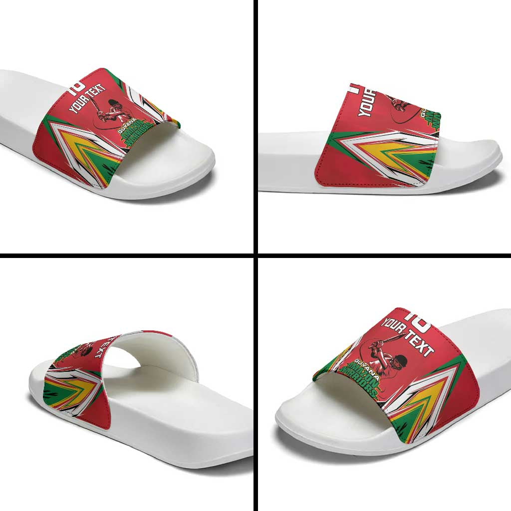 Guyana Cricket Amazon Warriors Custom Slide Sandals Go Champion
