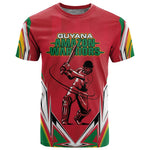 Guyana Cricket Amazon Warriors Custom T shirt Go Champion - African Pride